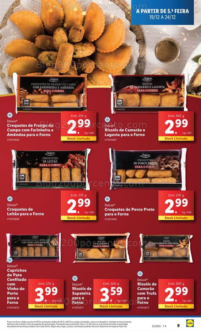 Antevisão Folheto LIDL Promoções de 19 a 25 dezembro