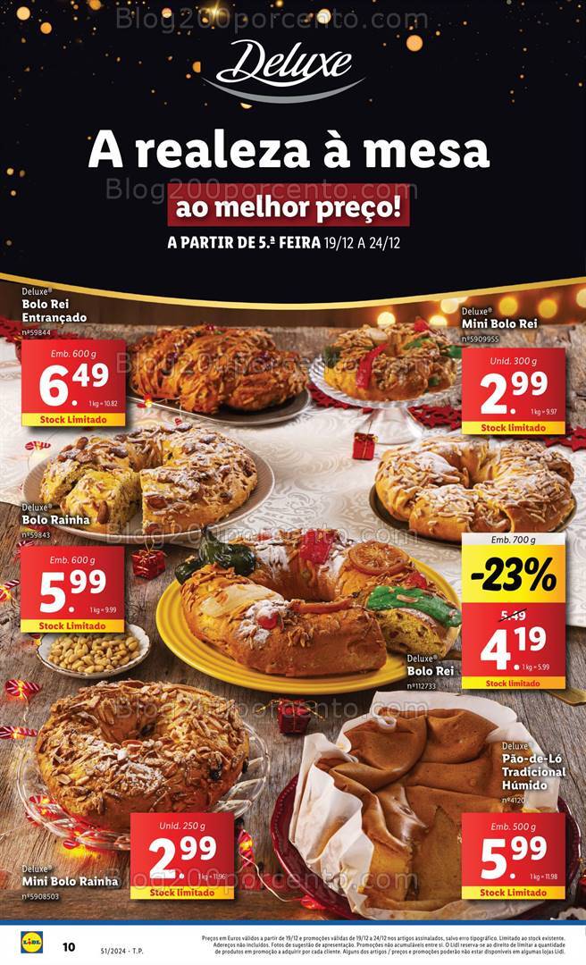 Antevisão Folheto LIDL Promoções de 19 a 25 dezembro