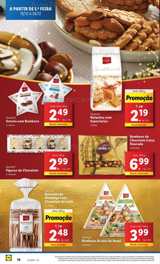 Antevisão Folheto LIDL Promoções de 19 a 25 dezembro