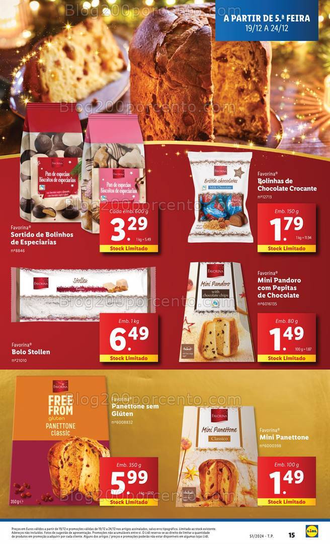 Antevisão Folheto LIDL Promoções de 19 a 25 dezembro