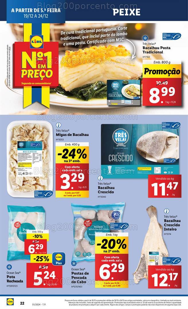 Antevisão Folheto LIDL Promoções de 19 a 25 dezembro