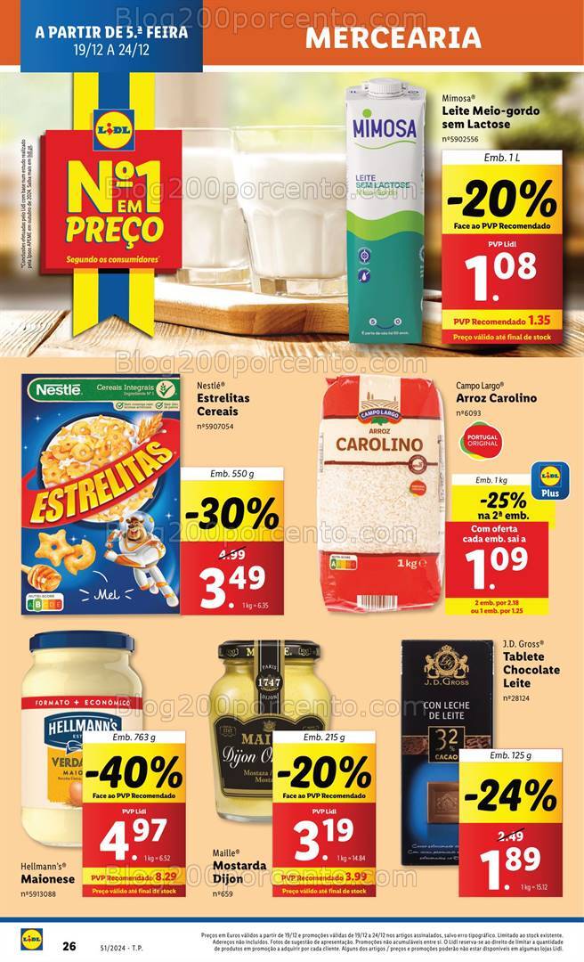 Antevisão Folheto LIDL Promoções de 19 a 25 dezembro