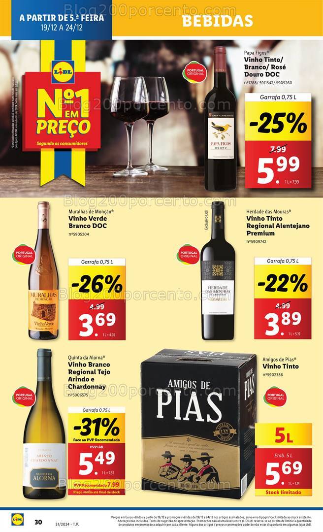 Antevisão Folheto LIDL Promoções de 19 a 25 dezembro