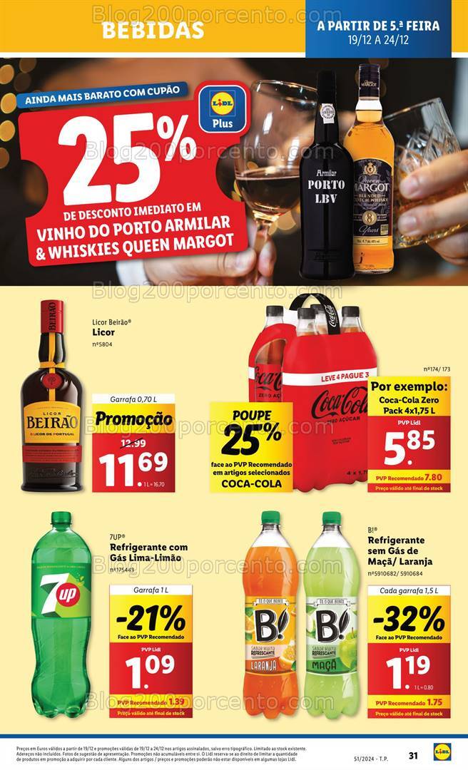 Antevisão Folheto LIDL Promoções de 19 a 25 dezembro