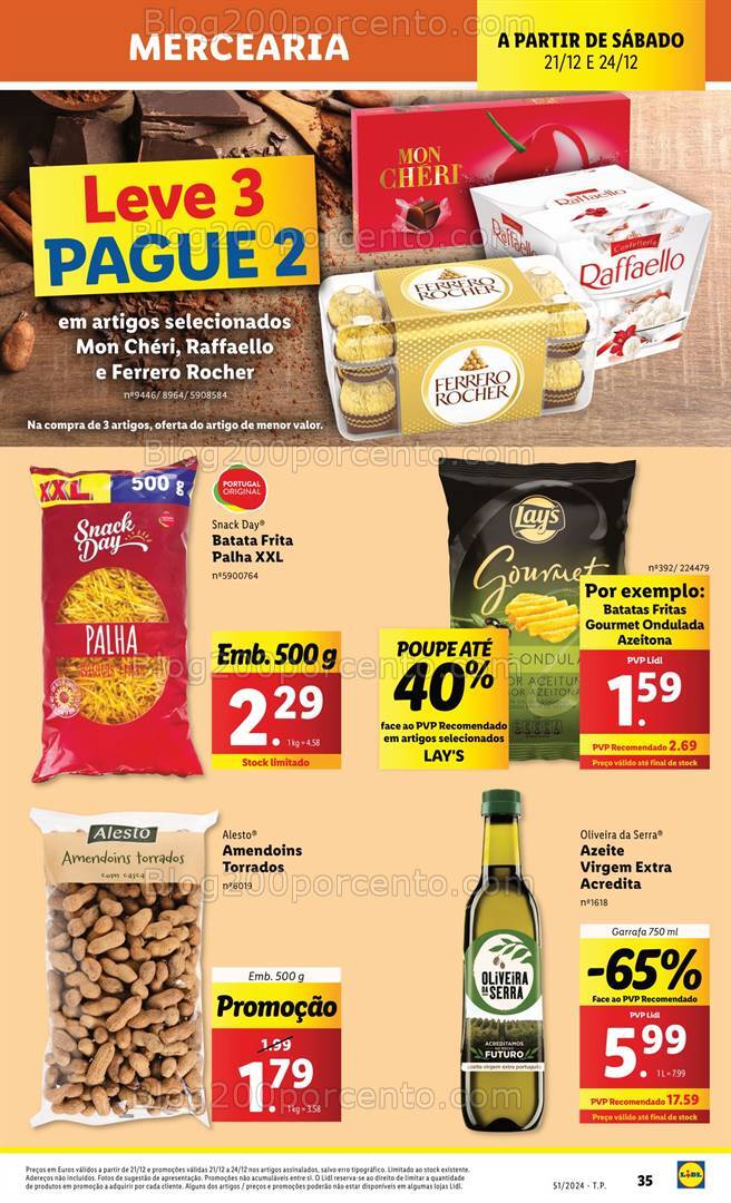 Antevisão Folheto LIDL Promoções de 19 a 25 dezembro