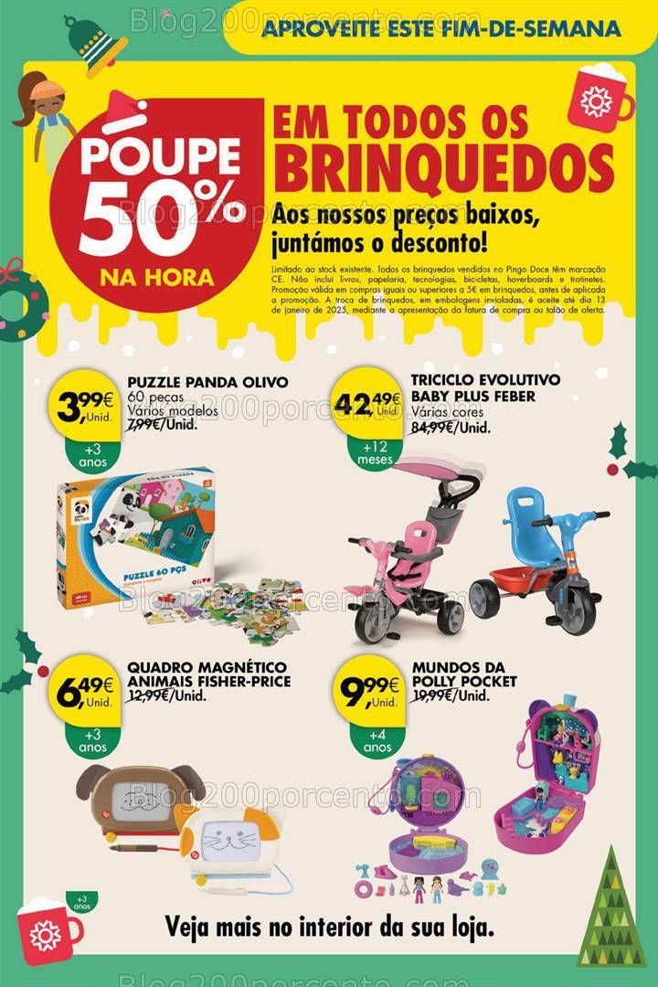 Antevisão Folheto PINGO DOCE Promoções Fim de Semana - 6 a 9 dezembro