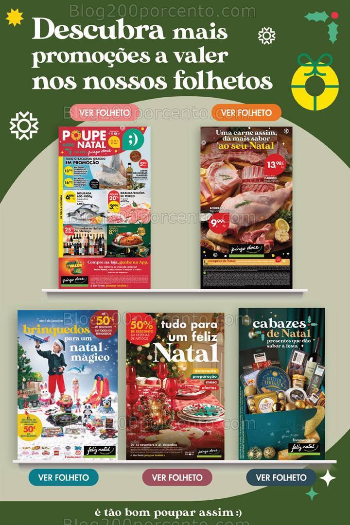 Antevisão Folheto PINGO DOCE Promoções Fim de Semana - 6 a 9 dezembro