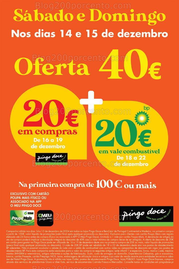 Antevisão Folheto PINGO DOCE Promoções Fim de Semana - 14 e 15 dezembro