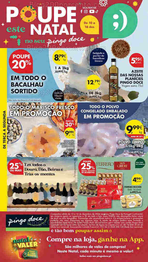 Antevisão Folheto PINGO DOCE Lojas Pequenas Promoções de 10 a 16 dezembro