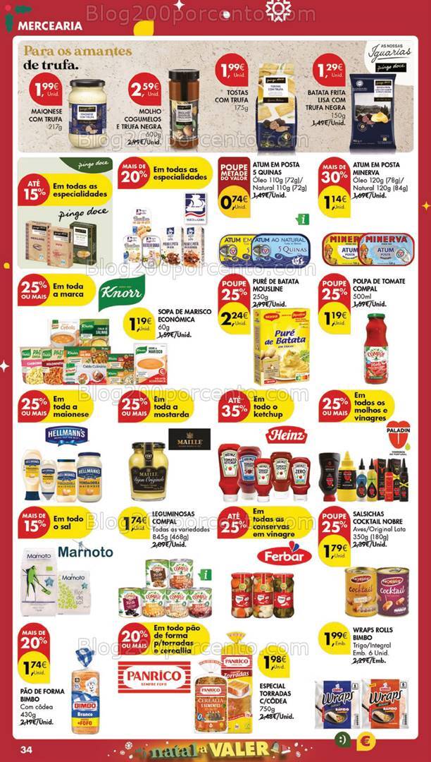 Antevisão Folheto PINGO DOCE Promoções de 17 a 26 dezembro