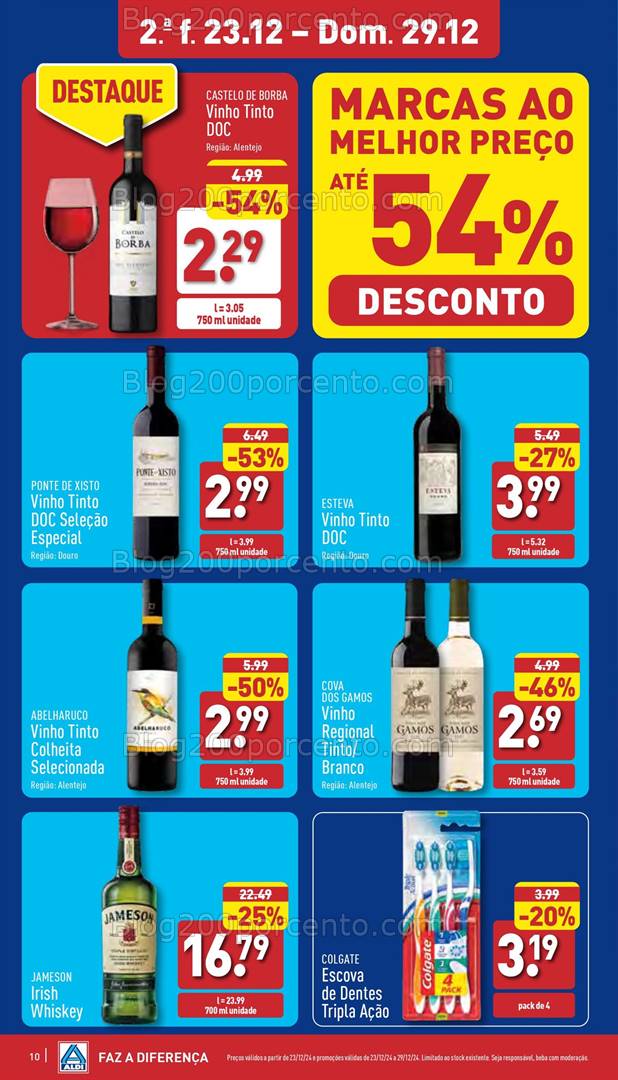 Antevisão Folheto ALDI Promoções de 23 a 29 dezembro