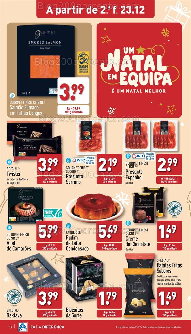 Antevisão Folheto ALDI Promoções de 23 a 29 dezembro