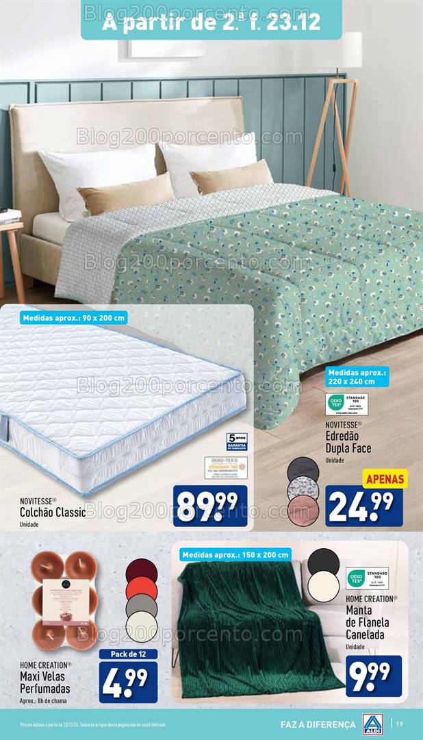 Antevisão Folheto ALDI Promoções de 23 a 29 dezembro