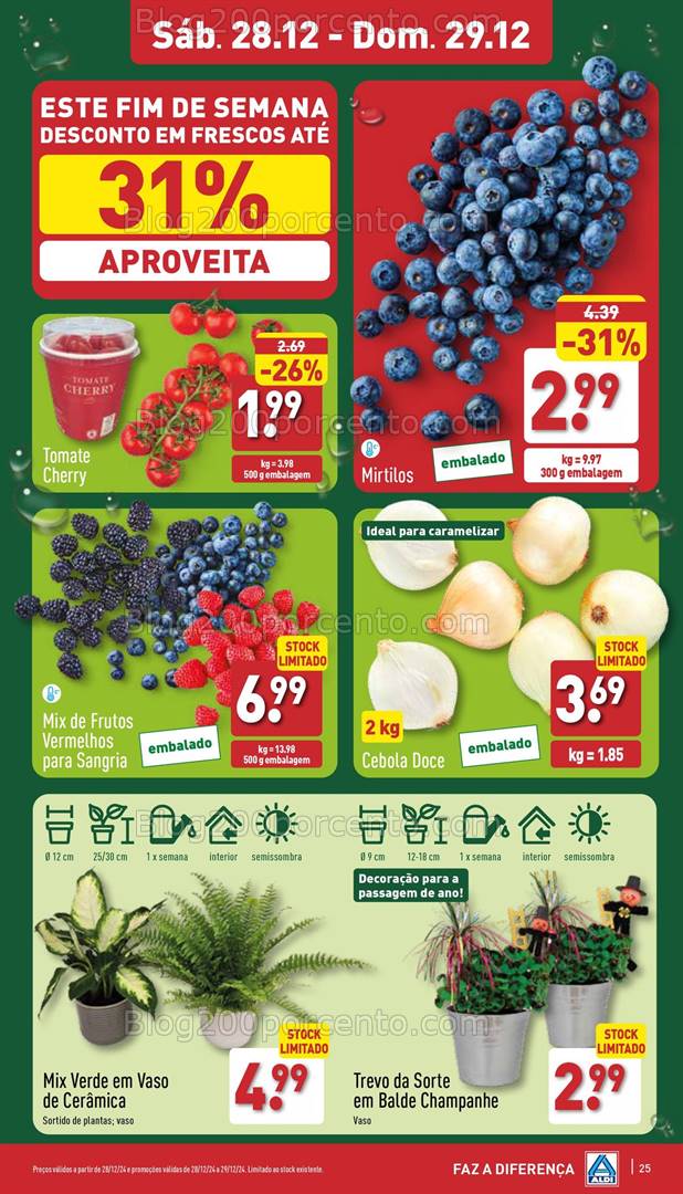 Antevisão Folheto ALDI Promoções de 23 a 29 dezembro