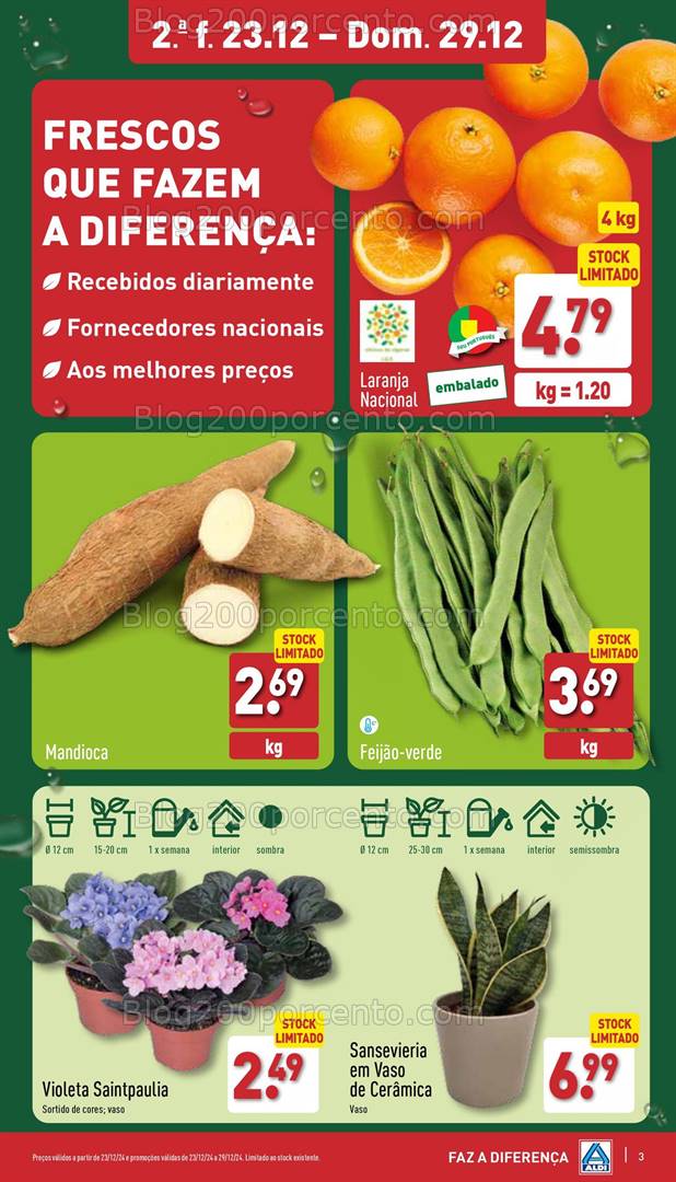 Antevisão Folheto ALDI Promoções de 23 a 29 dezembro