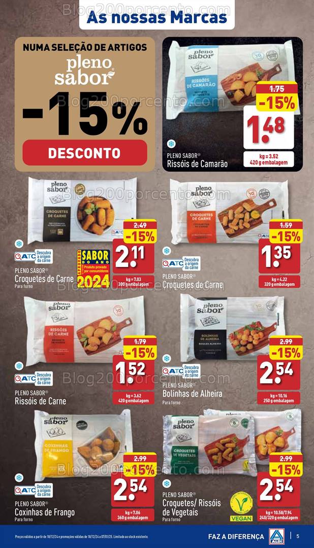 Antevisão Folheto ALDI Promoções de 23 a 29 dezembro