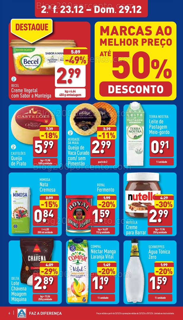 Antevisão Folheto ALDI Promoções de 23 a 29 dezembro