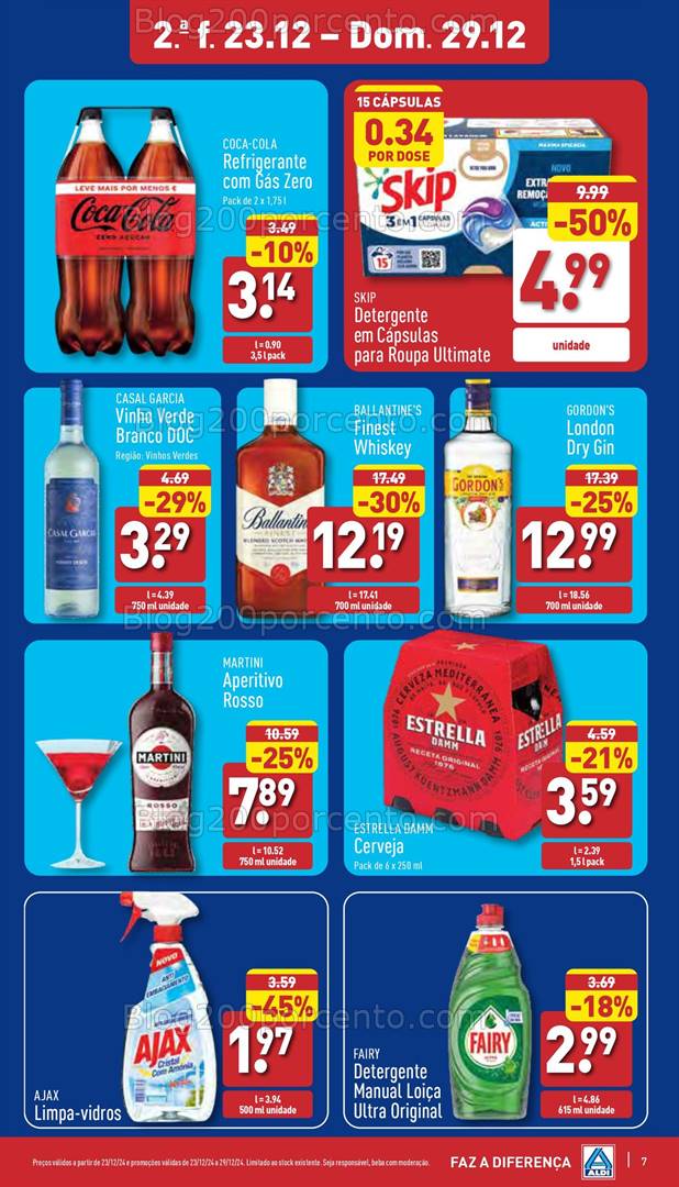 Antevisão Folheto ALDI Promoções de 23 a 29 dezembro