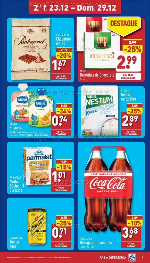 Antevisão Folheto ALDI Promoções de 23 a 29 dezembro