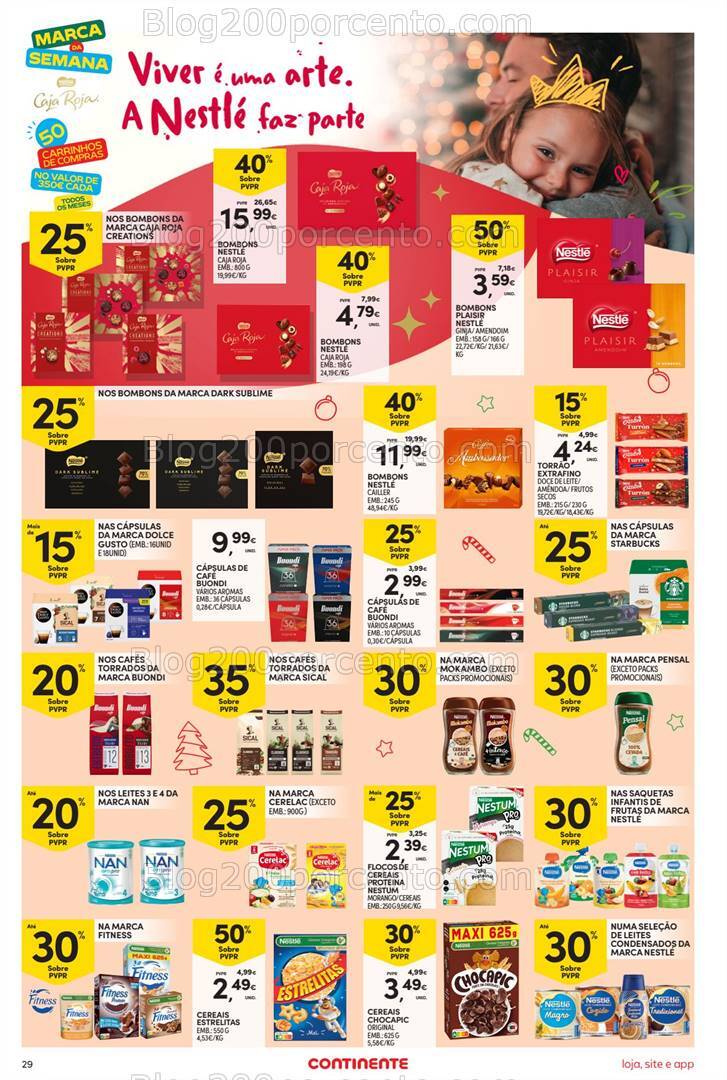 Antevisão Folheto CONTINENTE Promoções de 17 a 25 dezembro