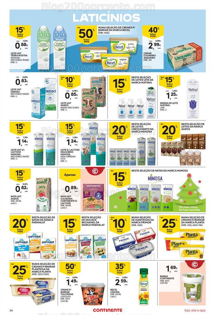 Antevisão Folheto CONTINENTE Promoções de 17 a 25 dezembro