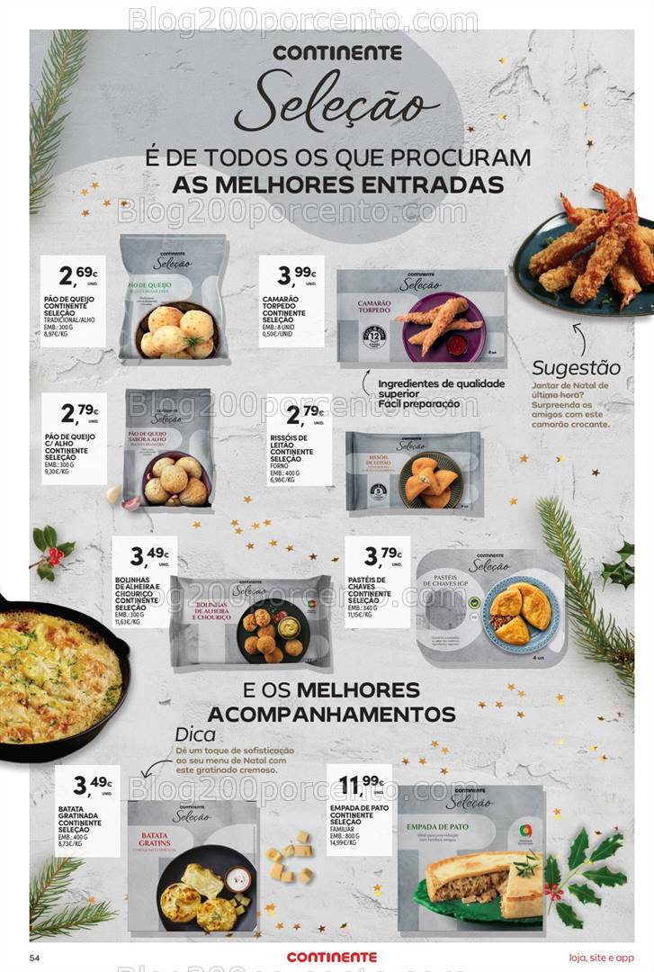 Antevisão Folheto CONTINENTE Promoções de 17 a 25 dezembro