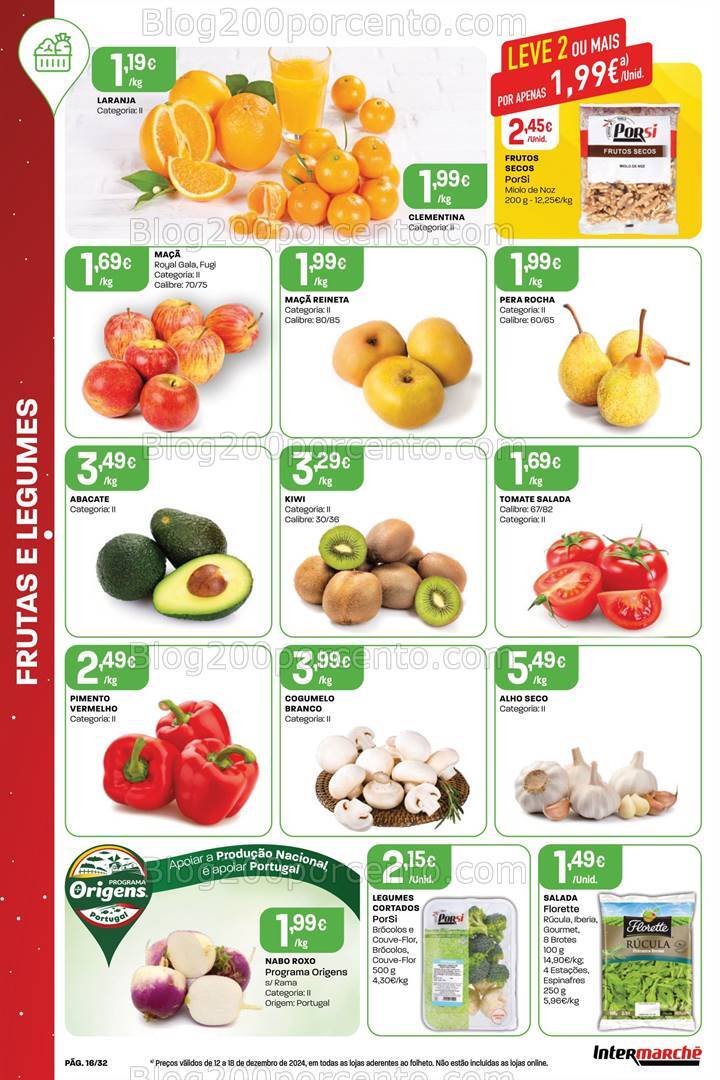 Antevisão Folheto INTERMARCHÉ Super Promoções de 12 a 18 dezembro