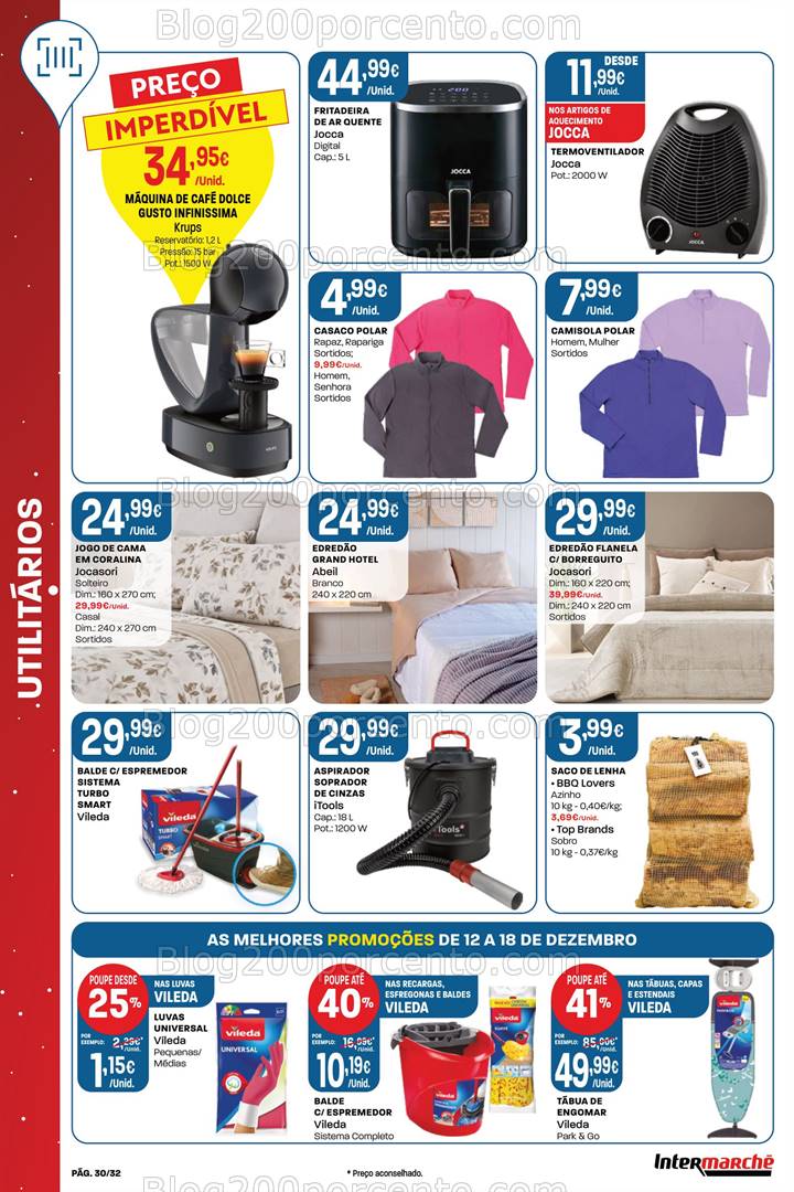 Antevisão Folheto INTERMARCHÉ Bazar Promoções de 12 a 18 dezembro