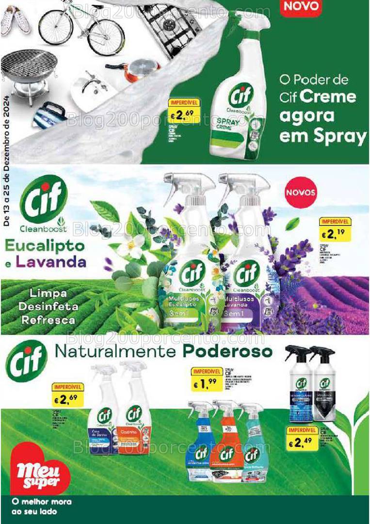 Antevisão Folheto MEU SUPER Extra Promoções de 13 a 25 dezembro