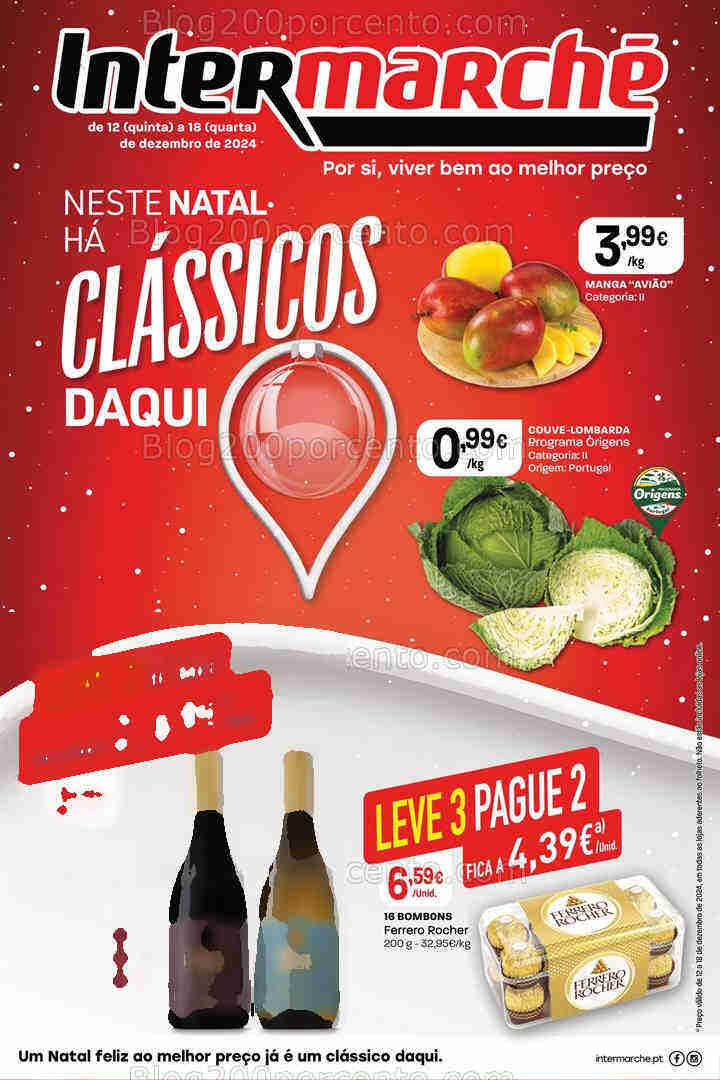 Antevisão Folheto INTERMARCHÉ Mini Promoções de 12 a 18 dezembro