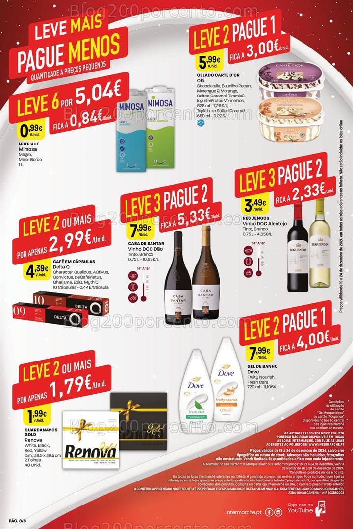 Antevisão Folheto INTERMARCHÉ Mini Promoções de 19 a 24 dezembro