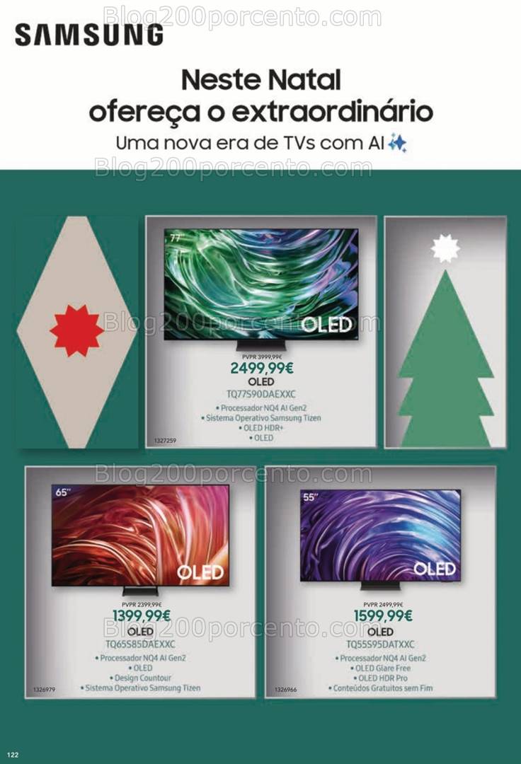 Antevisão Folheto RADIO POPULAR Natal Promoções de 3 a 24 dezembro