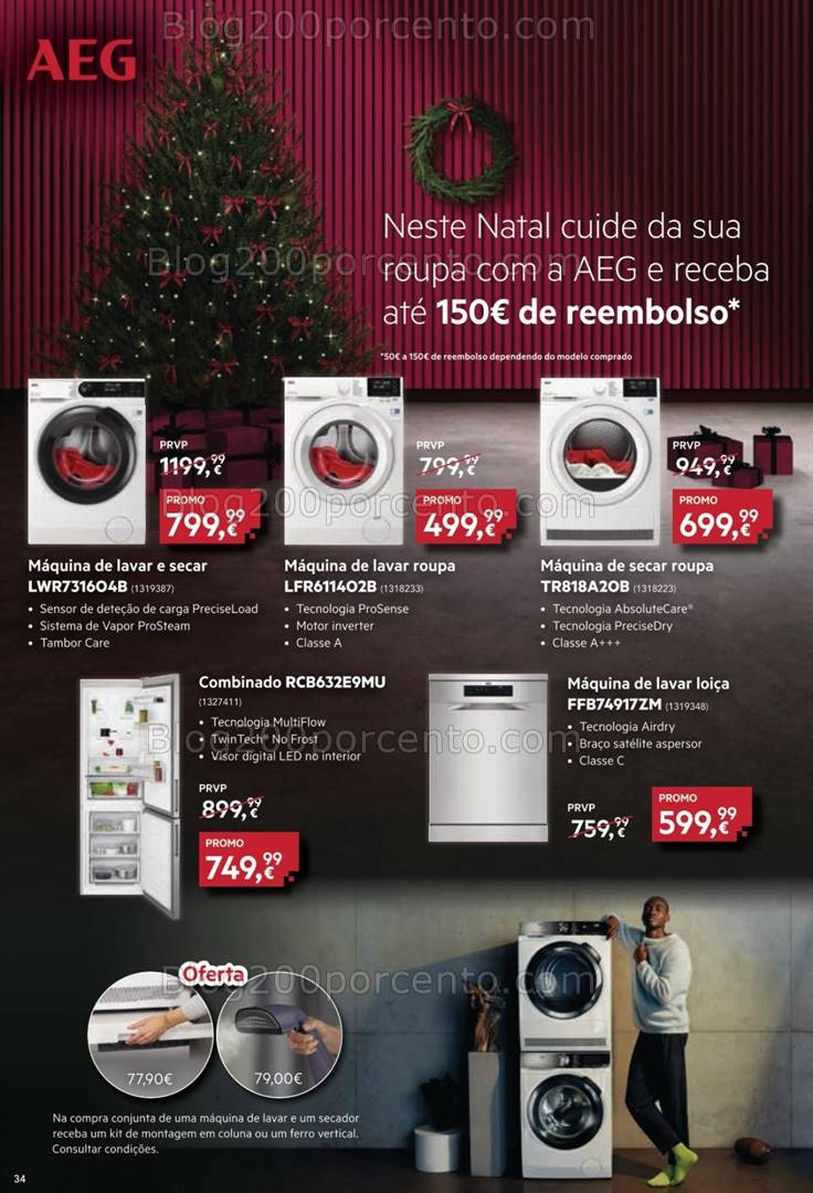 Antevisão Folheto RADIO POPULAR Natal Promoções de 3 a 24 dezembro