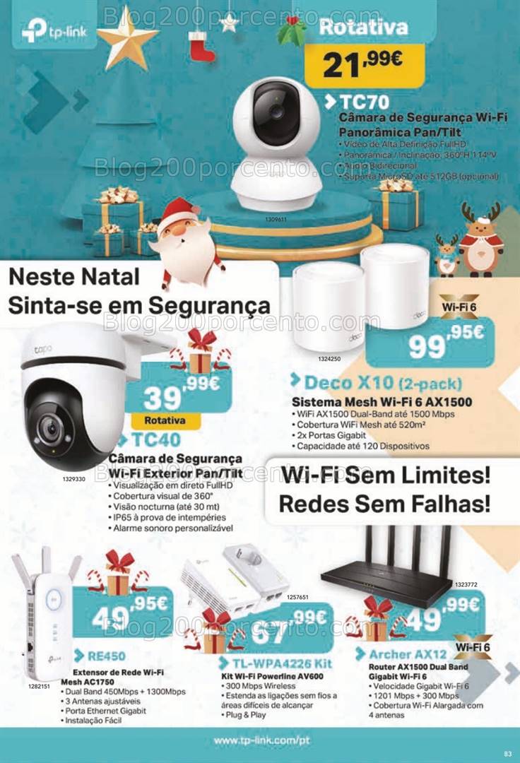 Antevisão Folheto RADIO POPULAR Natal Promoções de 3 a 24 dezembro