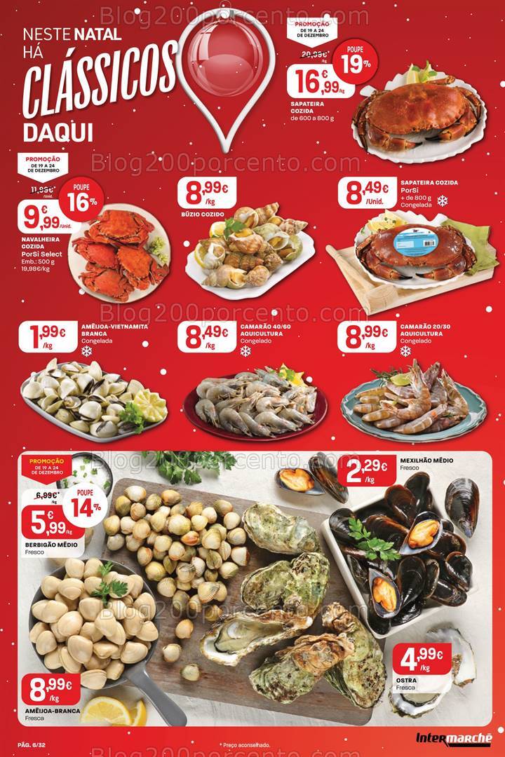 Antevisão Folheto INTERMARCHÉ Super Promoções de 19 a 24 dezembro