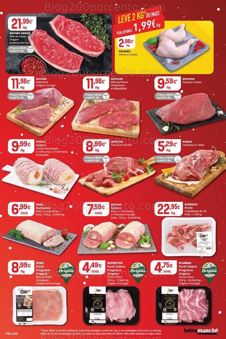 Antevisão Folheto INTERMARCHÉ Super Promoções de 19 a 24 dezembro