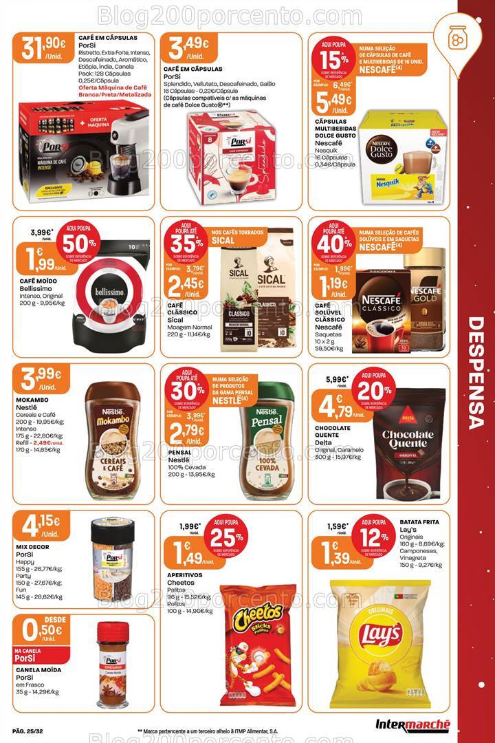 Antevisão Folheto INTERMARCHÉ Super Promoções de 19 a 24 dezembro