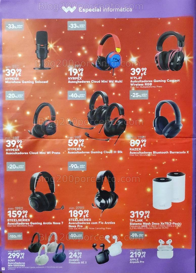 Antevisão Folheto WORTEN Promoções de 17 a 25 dezembro
