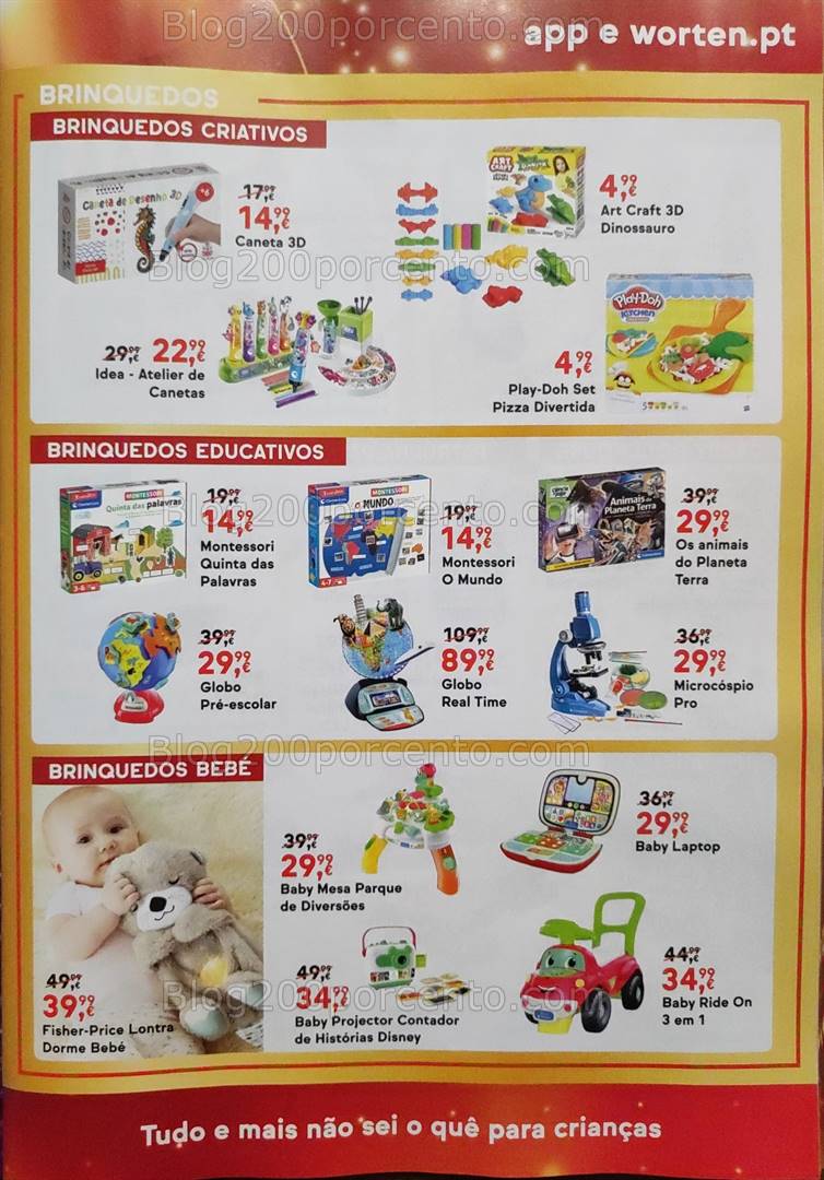 Antevisão Folheto WORTEN Entretenimento Natal Promoções de 3 a 25 dezembro