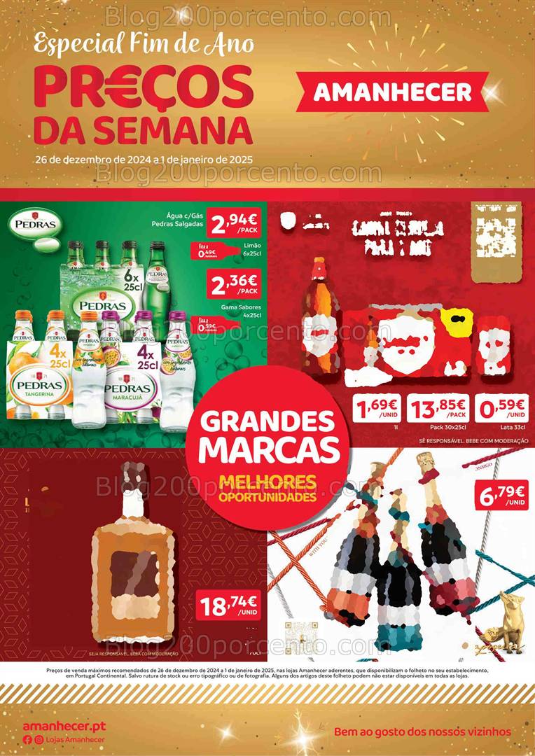 Antevisão Folheto AMANHECER Promoções de 26 dezembro a 1 janeiro