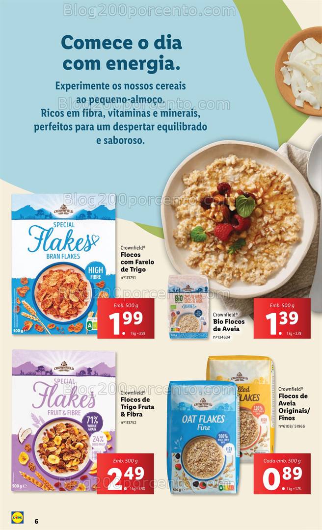 Antevisão Folheto LIDL Especial Vida Saudável Promoções a partir de 2 janeiro