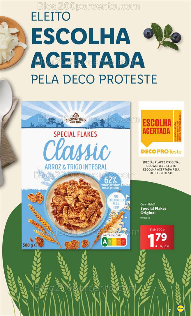 Antevisão Folheto LIDL Especial Vida Saudável Promoções a partir de 2 janeiro