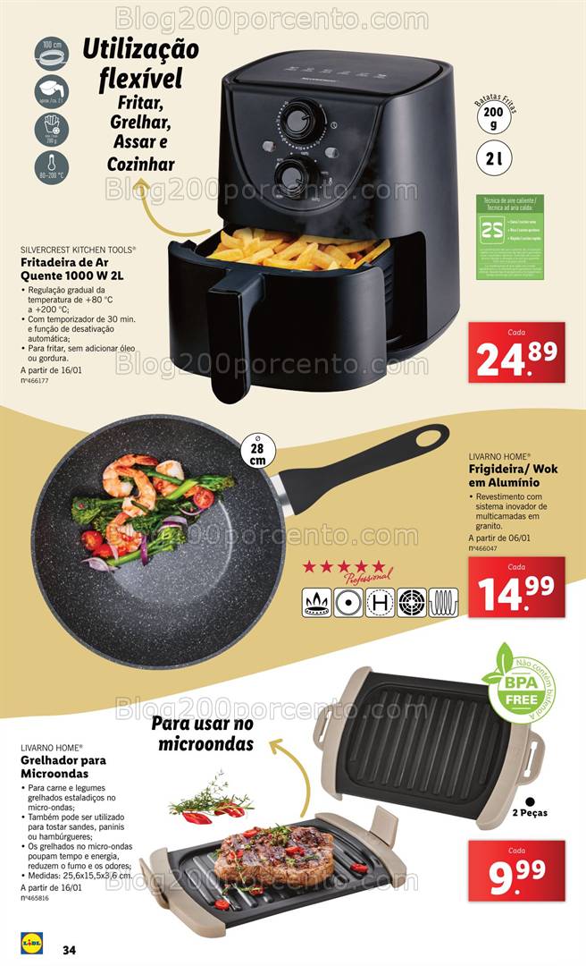 Antevisão Folheto LIDL Especial Vida Saudável Promoções a partir de 2 janeiro