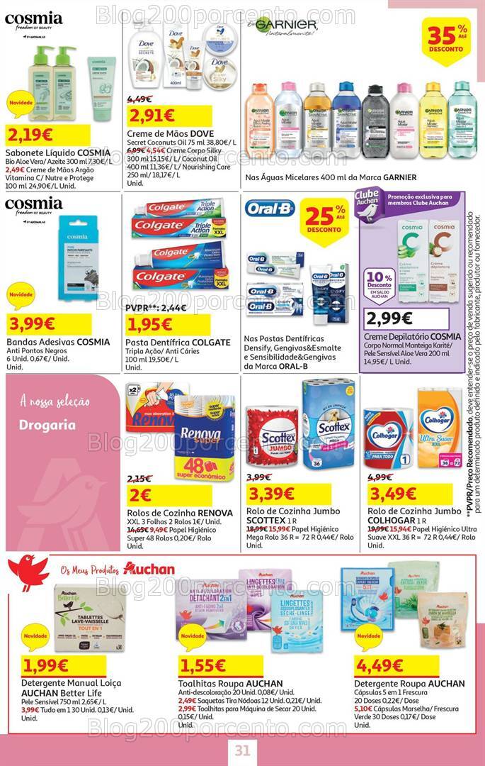 Antevisão Folheto AUCHAN Promoções 26 dezembro a 14 janeiro