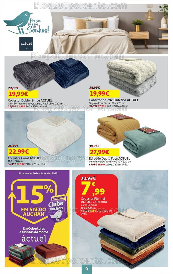 Antevisão Folheto AUCHAN Promoções 26 dezembro a 14 janeiro