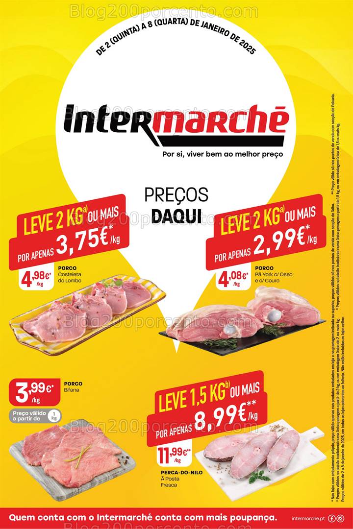 Antevisão Folheto INTERMARCHÉ Contact Promoções de 2 a 8 janeiro