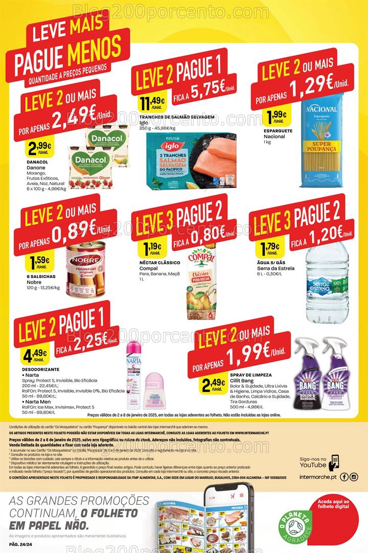 Antevisão Folheto INTERMARCHÉ Contact Promoções de 2 a 8 janeiro