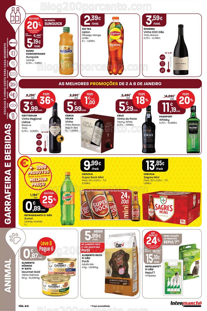 Antevisão Folheto INTERMARCHÉ Mini Promoções de 2 a 8 janeiro
