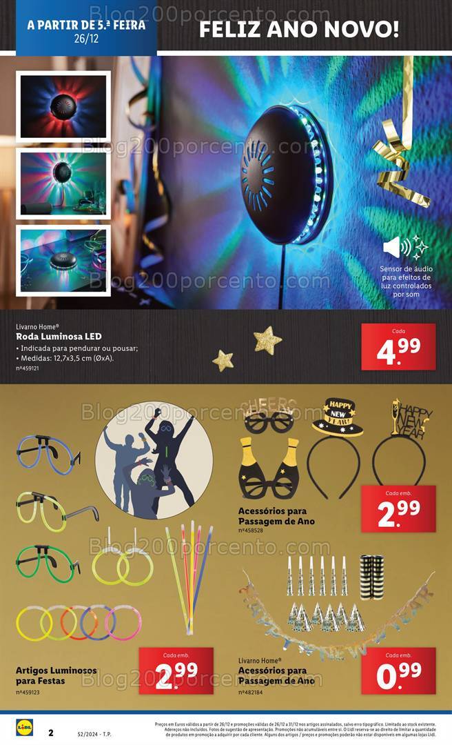 Antevisão Folheto LIDL Bazar Promoções a partir de 26 dezembro