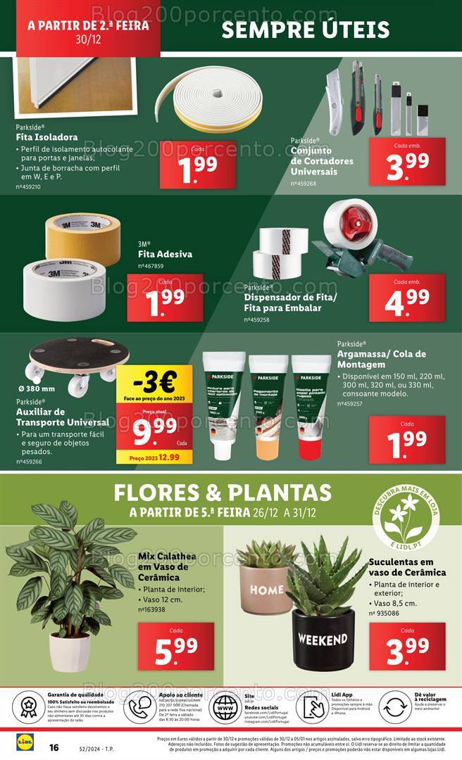 Antevisão Folheto LIDL Bazar Promoções a partir de 30 dezembro